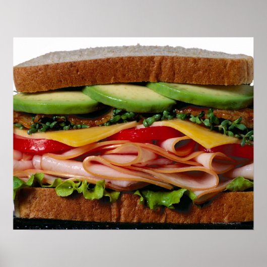 Gestapelde sandwich poster (Voorkant)