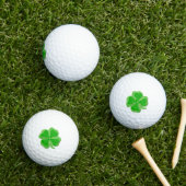 Gestapelde Sint Patrick's Day Shamrocks Golfballen (Insitu Gras)