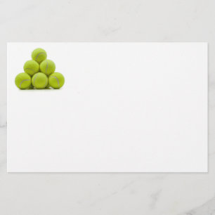 Gestapelde Tennis Balls Briefpapier