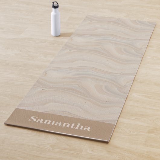 Gesteende Zandsteen Textuur Neutraal Wabi-Sabi Yogamat (In situ)