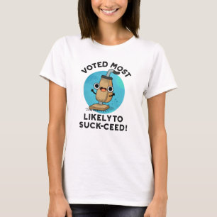 Gestemd met het meest waarschijnlijk om Funny Vacu T-shirt