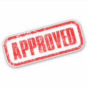 Gestempeld Sticker (Voorkant)