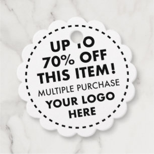Gestempelde Favor Tags 70% Korting Bulk Aankoop Ko Bedankjes Labels