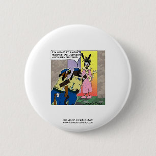 Gesteriliseerde Hond Grappige Cartoon Nieuwigheid Ronde Button 5,7 Cm