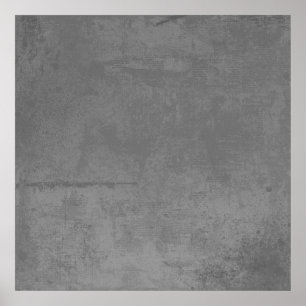 GEStextureerde24 GRAY GRAY CONCRETE TEXTURED ACHTE Poster