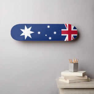 Gestileerde Australische vlag Skateboard