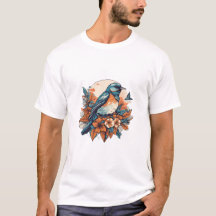 Gestileerde Bird T-Shirt Design – Vlieg met een Vr
