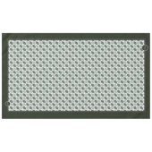 Gestileerde Blad Patroon Monogram Groot Groen ID70 Tafelkleed (Voorkant (Horizontaal))