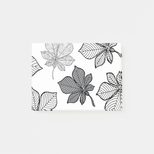 Gestileerde bladeren 2 post-it® notes (Voorkant)