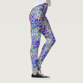 GESTILEERDE BLOEM ABSTRACT LEGGINGS (Rechts)