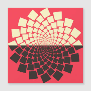 Gestileerde bloem: zwart rood ivoor