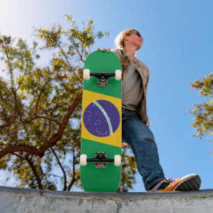 Gestileerde Braziliaanse vlag Skateboard