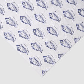 gestileerde briketten blauw tissuepapier (Detail)