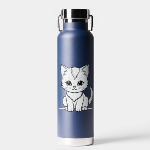 Gestileerde Cat Kitten Line Art Design-52315 Waterfles