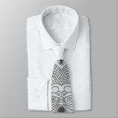  gestileerde draak-Stropdas met monogram Stropdas (Gebonden)