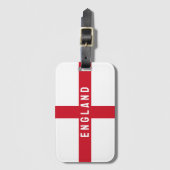 Gestileerde Engelse vlag Bagagelabel (Voorkant (verticaal))