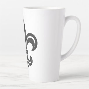 "Gestileerde Fleur-de-lis" Latte mok