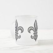 "Gestileerde Fleur-de-lis" mok (Voorkant links)