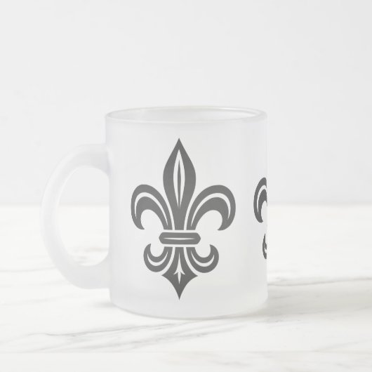 "Gestileerde Fleur-de-lis" mok (Links)