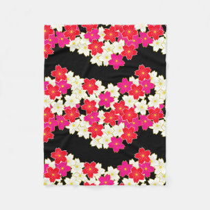 gestileerde het patroondeken van Japan kimono Fleece Deken