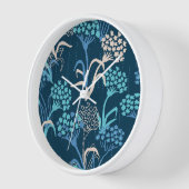 Gestileerde Hydrangea bloemmotief - Elegant Blauw (Hoek)