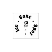 Gestileerde Icecream Cone Loyalty Logo Rubberstempel (Afrduk)