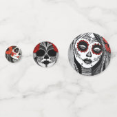 Gestileerde La Catrina Confetti (Achterkanten)