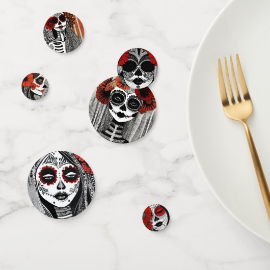 Gestileerde La Catrina Confetti (Groep)