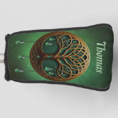 Gestileerde levensboom golfheadcover (Voorkant)