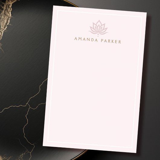 Gestileerde lotusbloem roze yoga healing post-it® notes