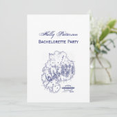  gestileerde Mount Desert Island MN Map Blue Kaart (Staand voorkant)