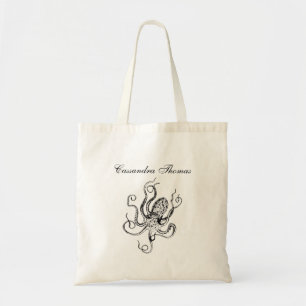 gestileerde octopustekening #1 tote bag