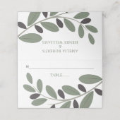 Gestileerde Olijftak Mediterrane charme bruiloft (Buitenkant ongevouwen)