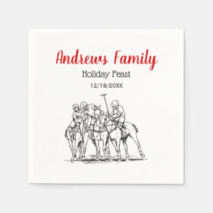  gestileerde polollen tekenen #1 zwart servet