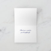  gestileerde polollen tekenen #2 Blauw Bedankkaart (Binnen)