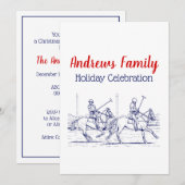 gestileerde polollen tekenen #2 Blauw Kaart (Voorkant / Achterkant)