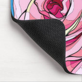 Gestileerde Roos Elegantie Muismat (Hoek)