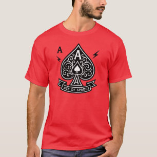 Gestileerde schoppenaas - Art-Deco Vector Embleem T-shirt