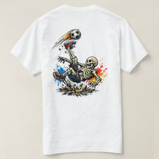 Gestileerde Skelet Fiets Trap Voetbal Mok | Grappi T-shirt