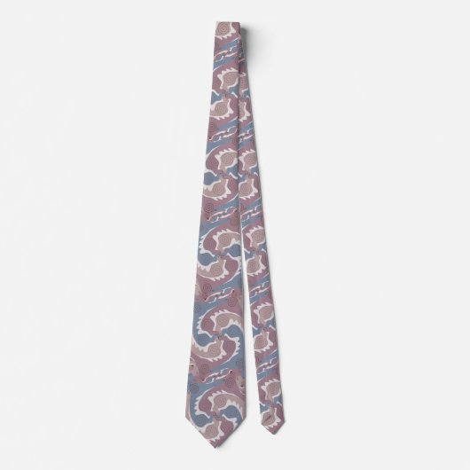 Gestileerde Swirling Hares Tesselation 1 NT Stropdas (Voorkant)