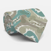 Gestileerde Swirling Hares Tesselation 4b NT Stropdas (Opgerold)