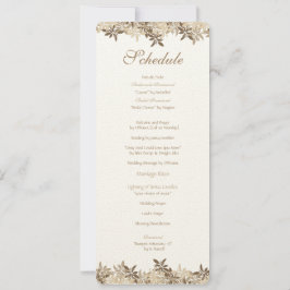 Gestileerde Tan en het Bruine BloemenProgramma van Kaart