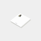  gestileerde valken op vertakking post-it® notes (Schuin)