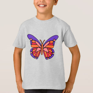 Gestileerde Vlinder aangepaste naam shirten & jass T-shirt