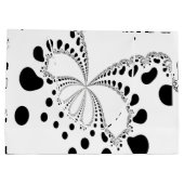 Gestileerde vlinder Afbeelding Groot Cadeauzakje (Achterkant)