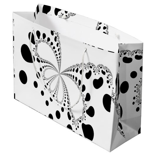 Gestileerde vlinder Afbeelding Groot Cadeauzakje (Achterkant Gekanteld)
