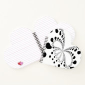 Gestileerde vlinder Afbeelding Notitieboek (Binnen)