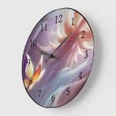 Gestileerde Vlinder en Bloem Grote Klok (Hoek)