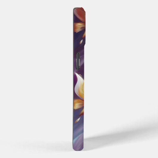 Gestileerde Vlinders en Bloem Aangepaste Naam Case-Mate iPhone Case (Achterkant / Rechts)