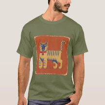 Gestileerde wildlife T-shirt
